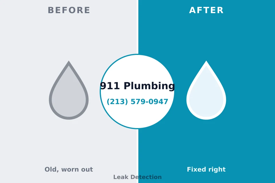 Before and after: plumbing repair Osage City, KS